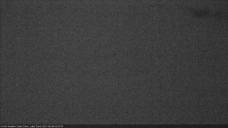 Lake Travis webcam, February 4, 2017 10:40 PM CT