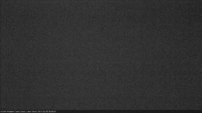Lake Travis webcam, February 4, 2017 11:35 PM CT