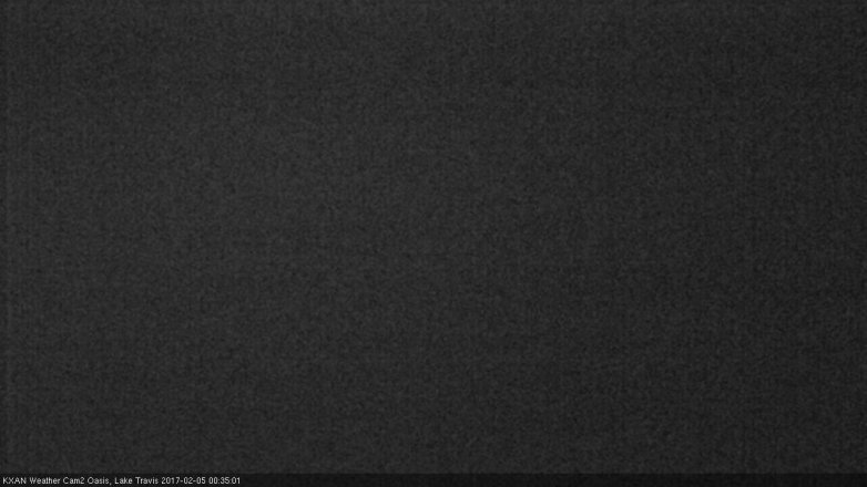 Lake Travis webcam, February 4, 2017 11:40 PM CT