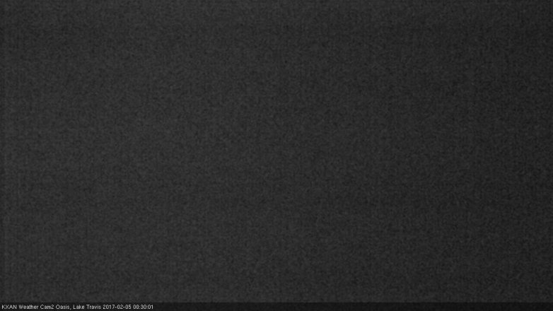 Lake Travis webcam, February 4, 2017 11:45 PM CT