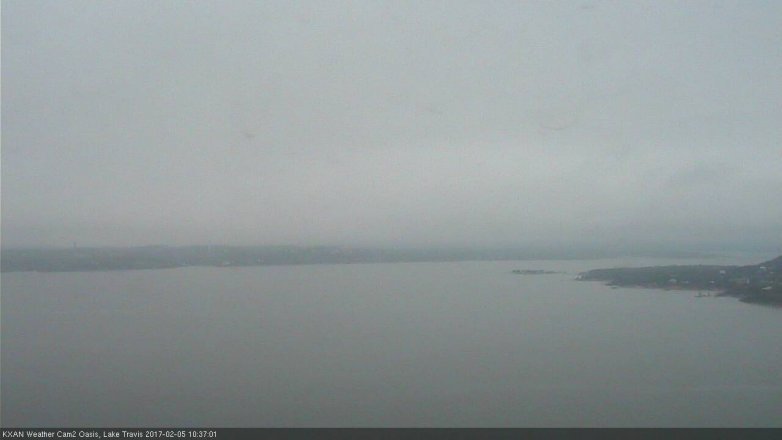 Lake Travis webcam, February 5, 2017 10:05 AM CT