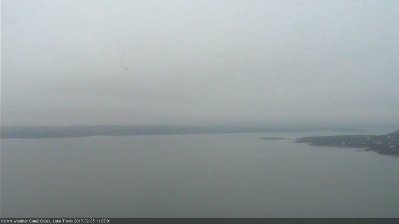 Lake Travis webcam, February 5, 2017 10:10 AM CT