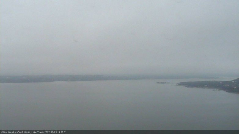 Lake Travis webcam, February 5, 2017 10:50 AM CT