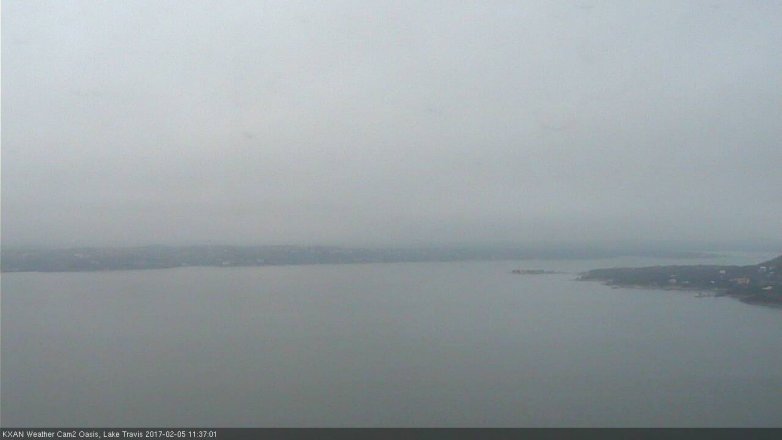 Lake Travis webcam, February 5, 2017 10:55 AM CT