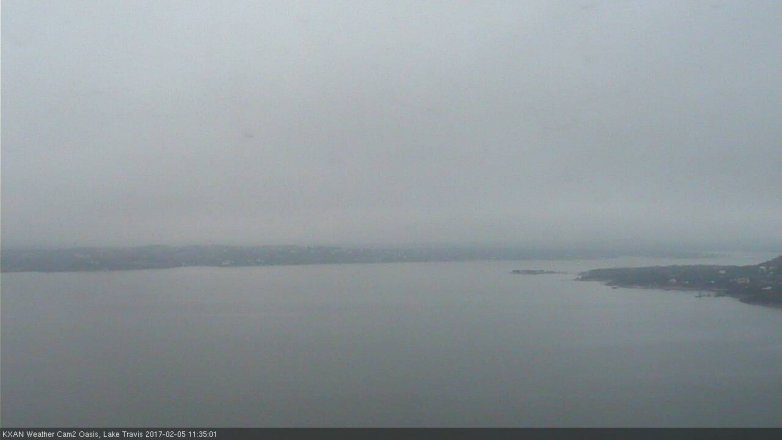 Lake Travis webcam, February 5, 2017 11:00 AM CT