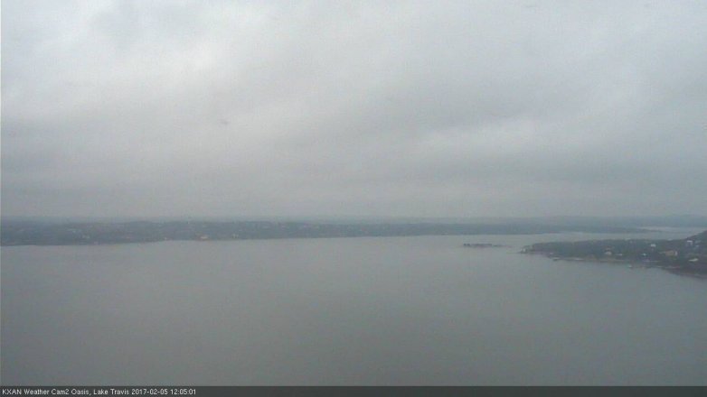 Lake Travis webcam, February 5, 2017 11:15 AM CT