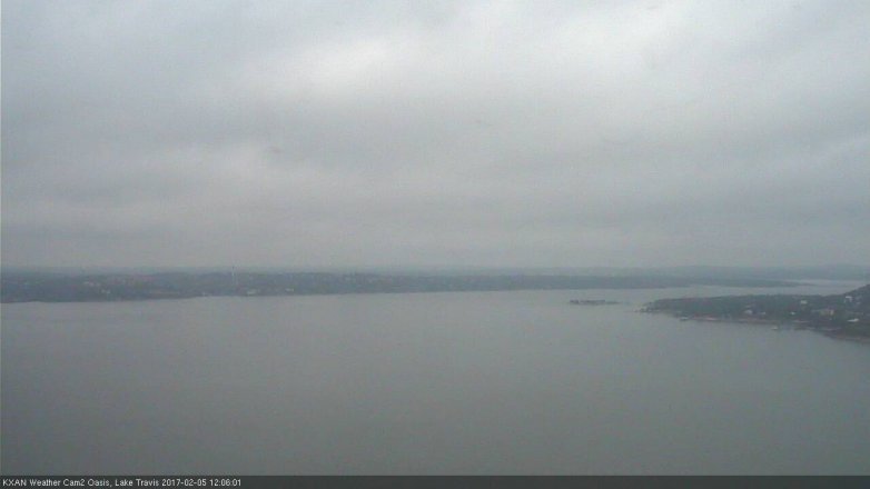 Lake Travis webcam, February 5, 2017 11:25 AM CT