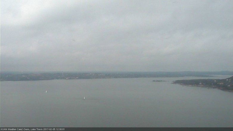 Lake Travis webcam, February 5, 2017 11:35 AM CT