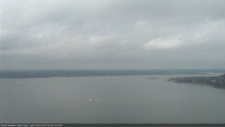 Lake Travis webcam, February 5, 2017 11:45 AM CT