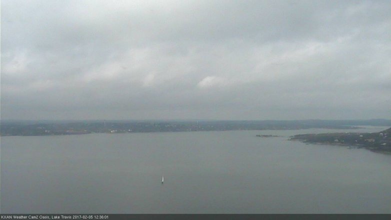 Lake Travis webcam, February 5, 2017 11:50 AM CT