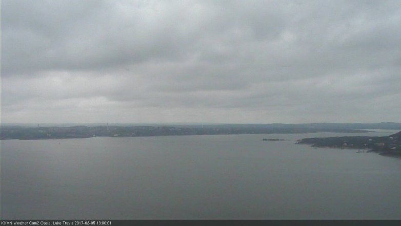Lake Travis webcam, February 5, 2017 12:20 PM CT