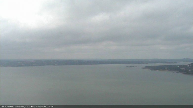 Lake Travis webcam, February 5, 2017 12:45 PM CT