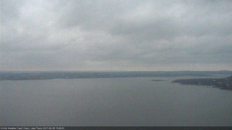 Lake Travis webcam, February 5, 2017 2:25 PM CT