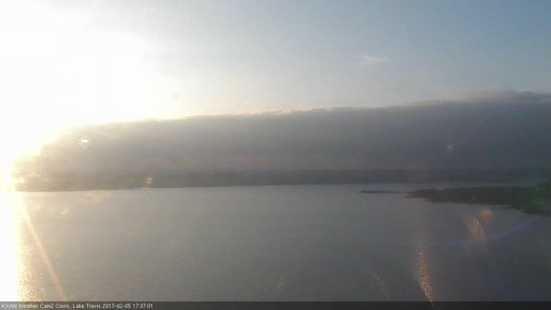 Lake Travis webcam, February 5, 2017 4:45 PM CT
