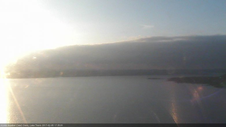 Lake Travis webcam, February 5, 2017 5:05 PM CT