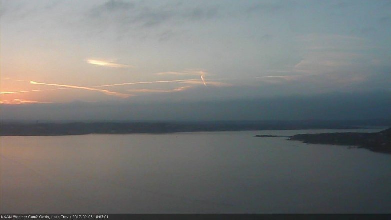 Lake Travis webcam, February 5, 2017 5:20 PM CT