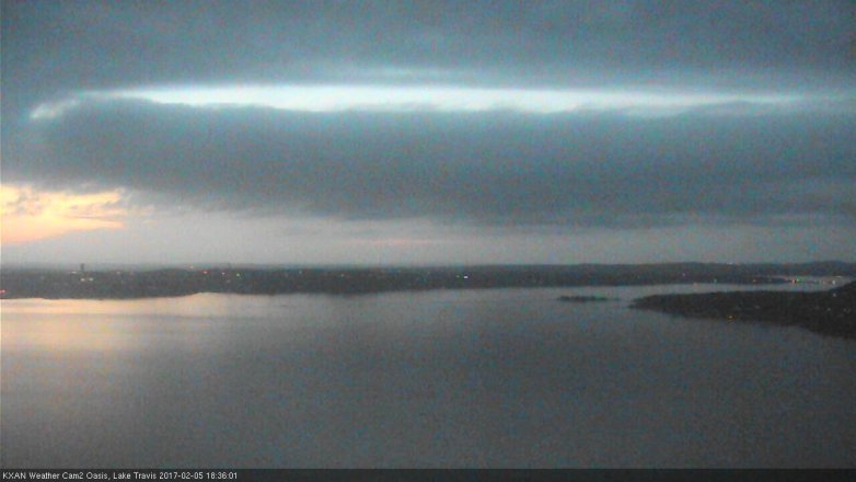 Lake Travis webcam, February 5, 2017 5:40 PM CT