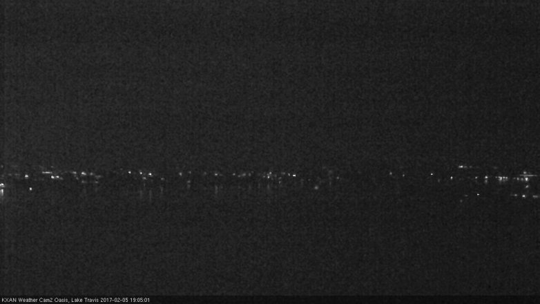 Lake Travis webcam, February 5, 2017 6:15 PM CT