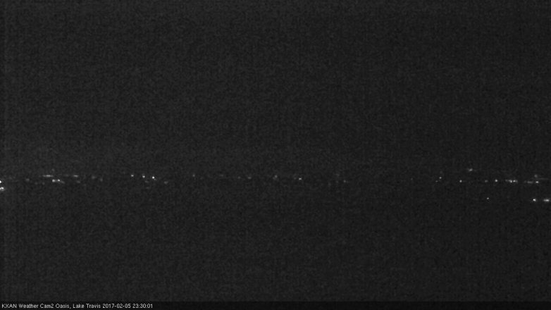 Lake Travis webcam, February 5, 2017 10:55 PM CT