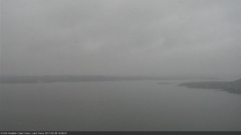 Lake Travis webcam, February 6, 2017 9:25 AM CT
