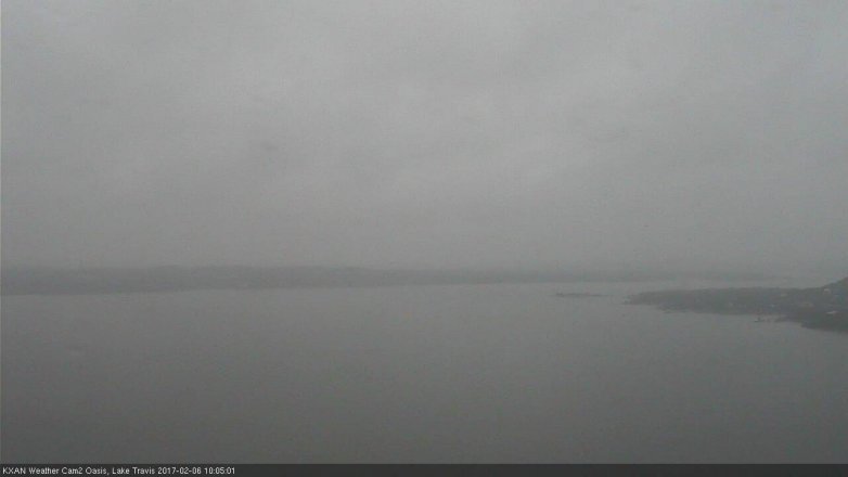 Lake Travis webcam, February 6, 2017 9:35 AM CT