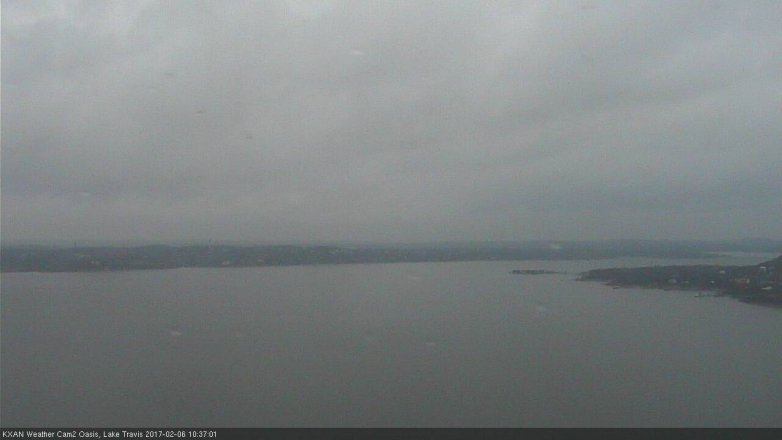 Lake Travis webcam, February 6, 2017 9:40 AM CT