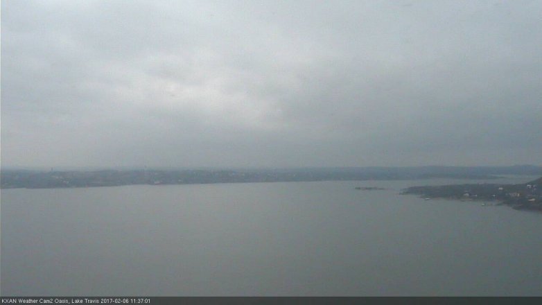 Lake Travis webcam, February 6, 2017 11:05 AM CT