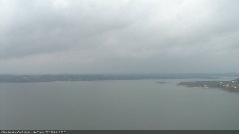 Lake Travis webcam, February 6, 2017 11:15 AM CT