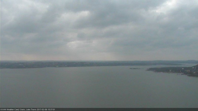 Lake Travis webcam, February 6, 2017 3:00 PM CT