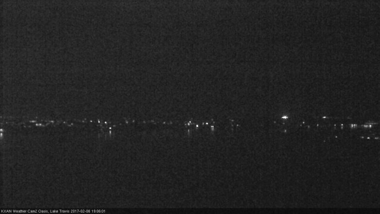 Lake Travis webcam, February 6, 2017 6:10 PM CT