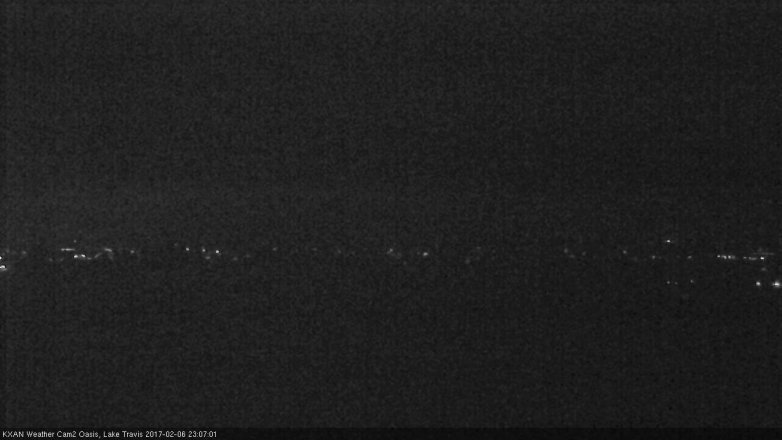 Lake Travis webcam, February 6, 2017 10:25 PM CT