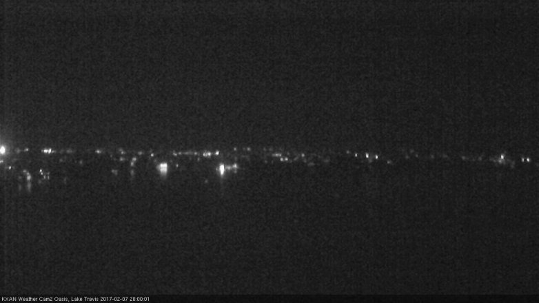 Lake Travis webcam, February 7, 2017 7:15 PM CT