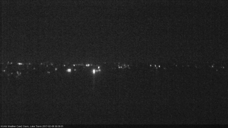 Lake Travis webcam, February 7, 2017 12:00 AM CT