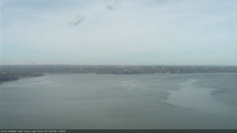 Lake Travis webcam, February 8, 2017 10:35 AM CT