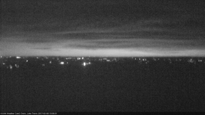 Lake Travis webcam, February 8, 2017 6:10 PM CT