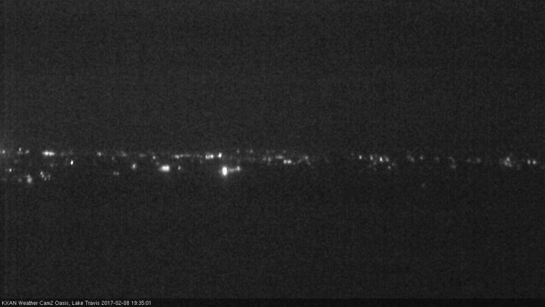 Lake Travis webcam, February 8, 2017 6:50 PM CT