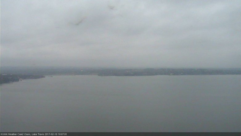 Lake Travis webcam, February 10, 2017 9:15 AM CT