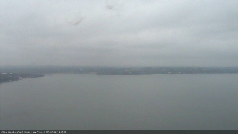Lake Travis webcam, February 10, 2017 10:05 AM CT