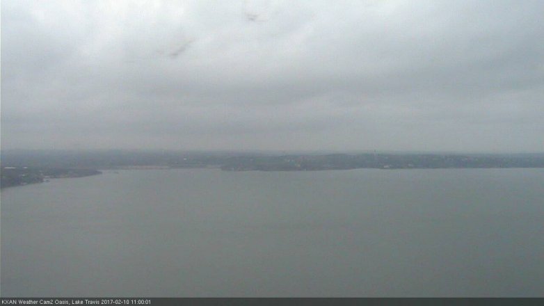 Lake Travis webcam, February 10, 2017 10:15 AM CT