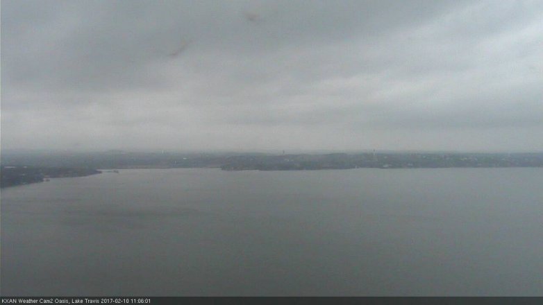 Lake Travis webcam, February 10, 2017 10:30 AM CT