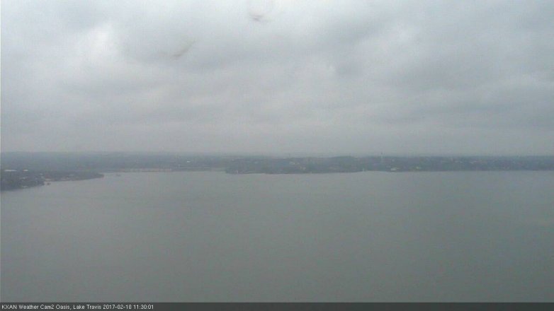 Lake Travis webcam, February 10, 2017 10:35 AM CT