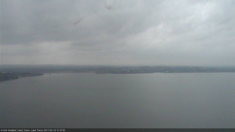 Lake Travis webcam, February 10, 2017 10:45 AM CT