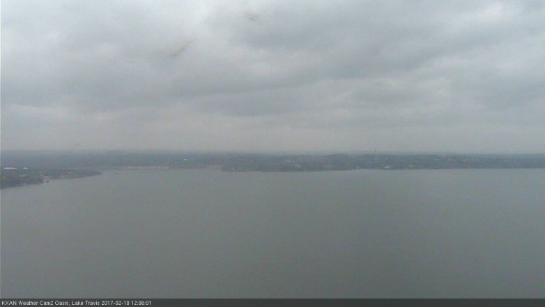 Lake Travis webcam, February 10, 2017 11:10 AM CT