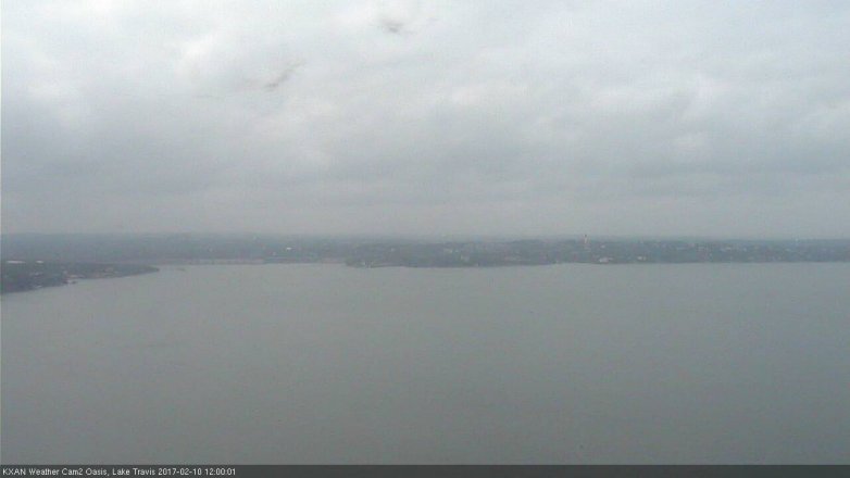 Lake Travis webcam, February 10, 2017 11:20 AM CT