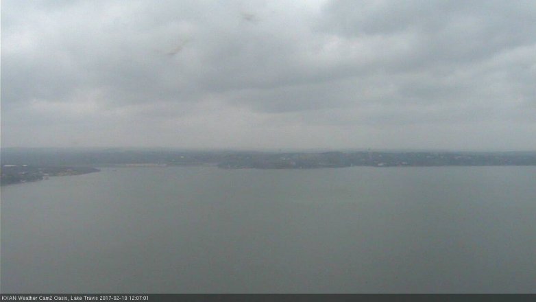 Lake Travis webcam, February 10, 2017 11:30 AM CT