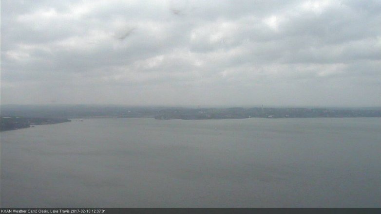 Lake Travis webcam, February 10, 2017 11:40 AM CT