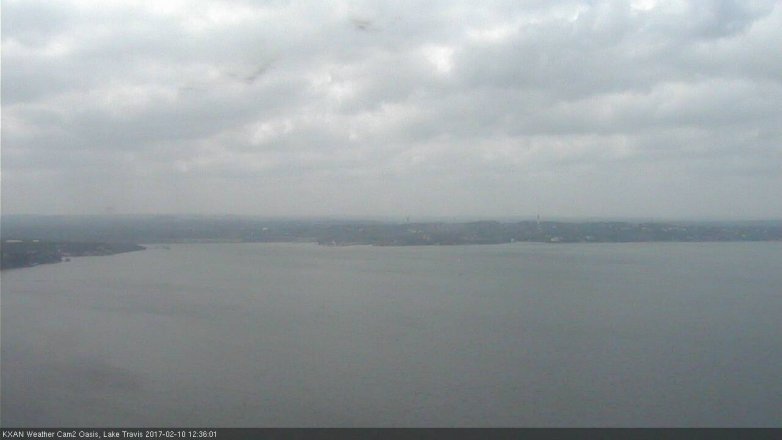 Lake Travis webcam, February 10, 2017 12:05 PM CT