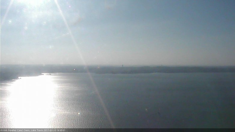 Lake Travis webcam, February 10, 2017 3:05 PM CT