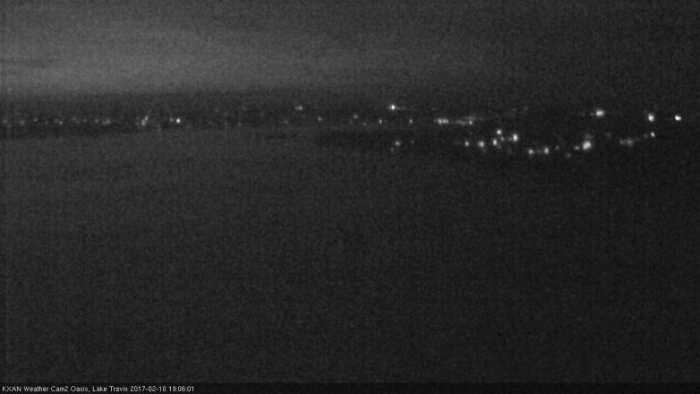 Lake Travis webcam, February 10, 2017 6:20 PM CT