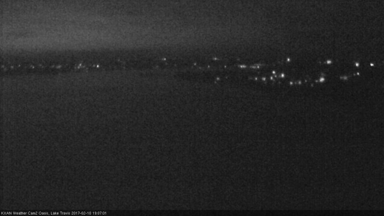 Lake Travis webcam, February 10, 2017 6:35 PM CT